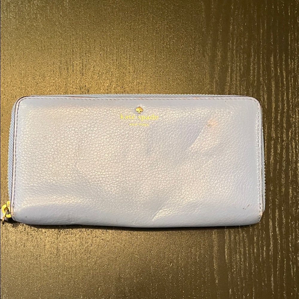 Kate Spade Pastel Blue Leather Wallet